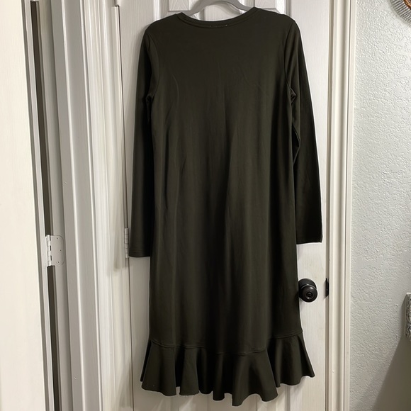 Army green maxi dress - Picture 2 of 6